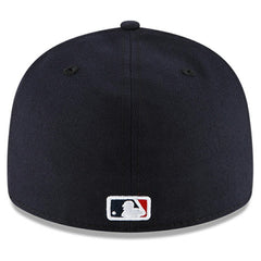 Cleveland Guardians Authentic Collection On-Field Road Low Profile 59FIFTY Fitted Hat - Navy | New Era