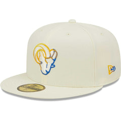NFL Los Angeles Rams Chrome Color Dim 59FIFTY Fitted Hat