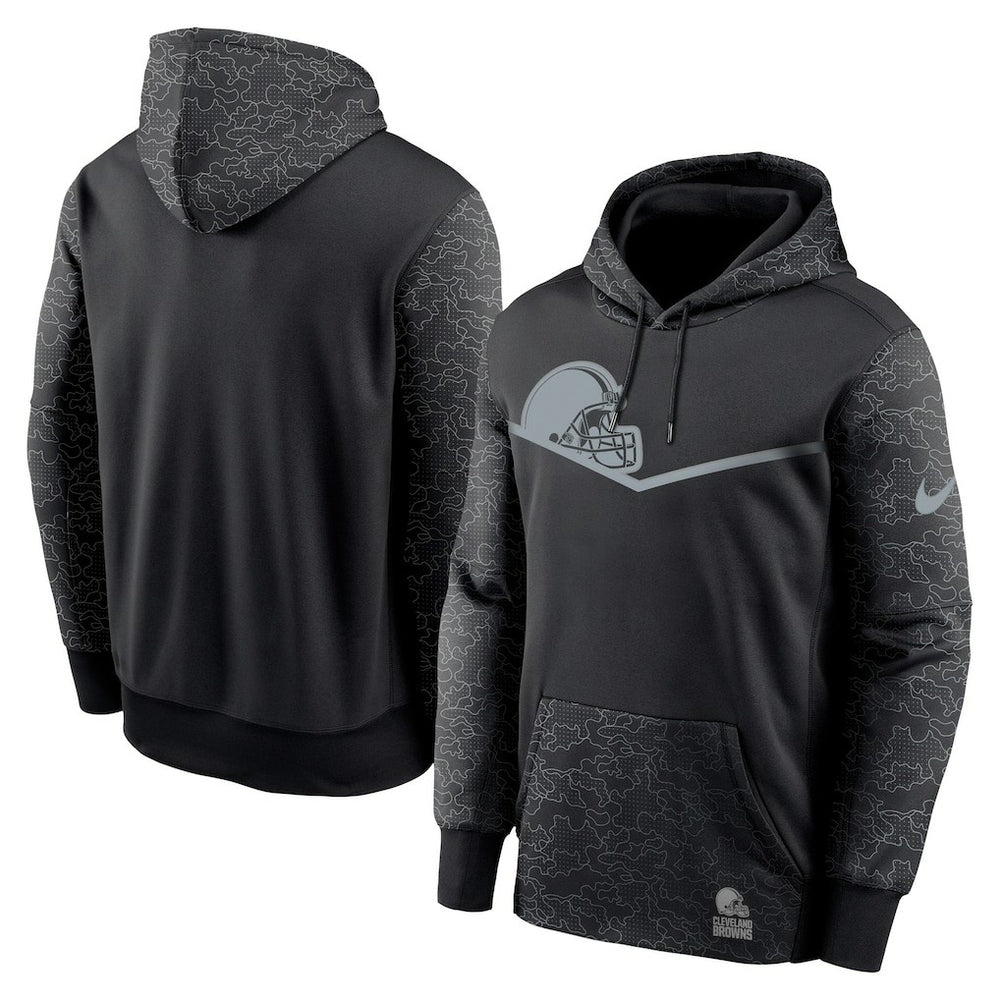 NFL Cleveland Browns RFLCTV Chevron Pullover Hoodie