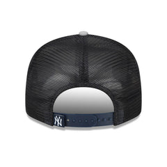New York Yankees Logo Zoom Trucker 9FIFTY Snapback Hat - Navy | New Era