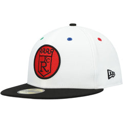 Kansas City Royals Primary Eye 59FIFTY Fitted Hat - White/Black | New Era