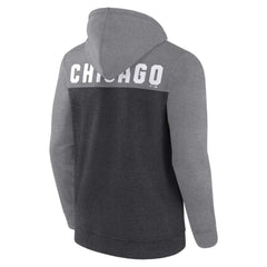 Chicago White Sox Blown Away Full-Zip Hoodie - Heathered Charcoal/Heathered Gray