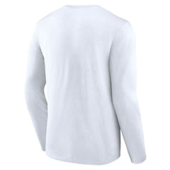 Milwaukee Brewers Pressbox Long Sleeve T-Shirt - White