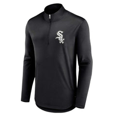 Chicago White Sox Tough Minded Lightweight Quarter-Zip Pullover - Black