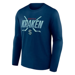 Seattle Kraken Fanatics Covert Long Sleeve T-Shirt