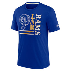 NFL Los Angeles Rams Wordmark Logo Tri-Blend T-Shirt