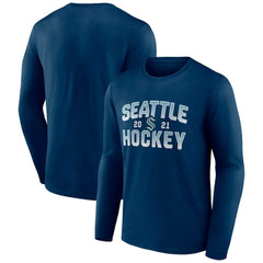 Seattle Kraken Fanatics Skate Or Die Long Sleeve T-Shirt