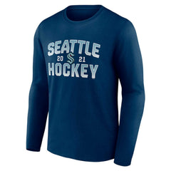 Seattle Kraken Fanatics Skate Or Die Long Sleeve T-Shirt