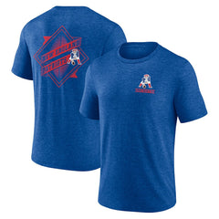 NFL New England Patriots Diamond Scroll Tri-Blend T-Shirt