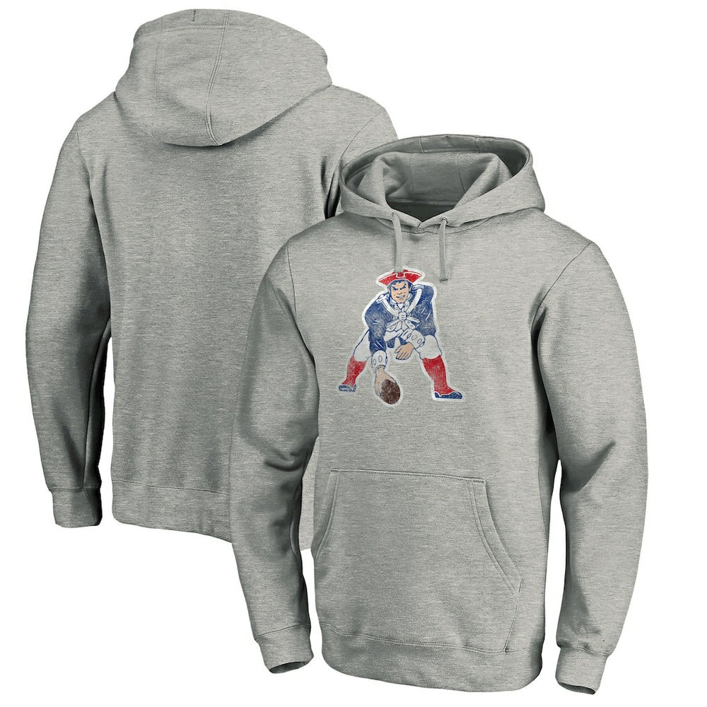NFL New England Patriots Throwback Logo Pullover Hoodie