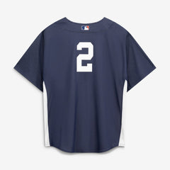 Derek Jeter New York Yankees Authentic Batting Practice Jersey - Navy | Mitchell & Ness