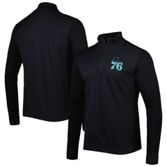 Philadelphia 76ers Levelwear Nano Engineered Knit Fabric Quarter-Zip Jacket - Black sale