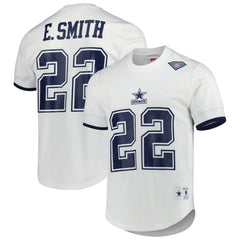 NFL Dallas Cowboys Emmitt Smith Retired Player Name & Number Mesh Top