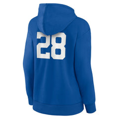 NFL Indianapolis Colts Jonathan Taylor Women's Player Icon Name & Number V-Neck Pullover Hoodie