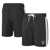 Brooklyn Nets G-III Sports by Carl Banks Sand Beach Volley Swim Shorts - Black/Gray online