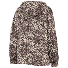 New York Knicks DKNY Sport Women's Gabriella Windbreaker Half-Zip Hoodie - Leopard sale