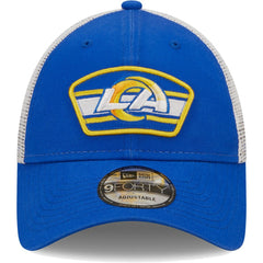 NFL Los Angeles Rams Logo Patch Trucker 9FORTY Snapback Hat