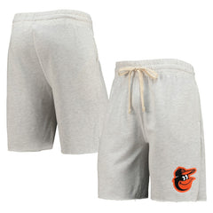 Baltimore Orioles Concepts Sport Mainstream Terry Tri-Blend Shorts - Oatmeal