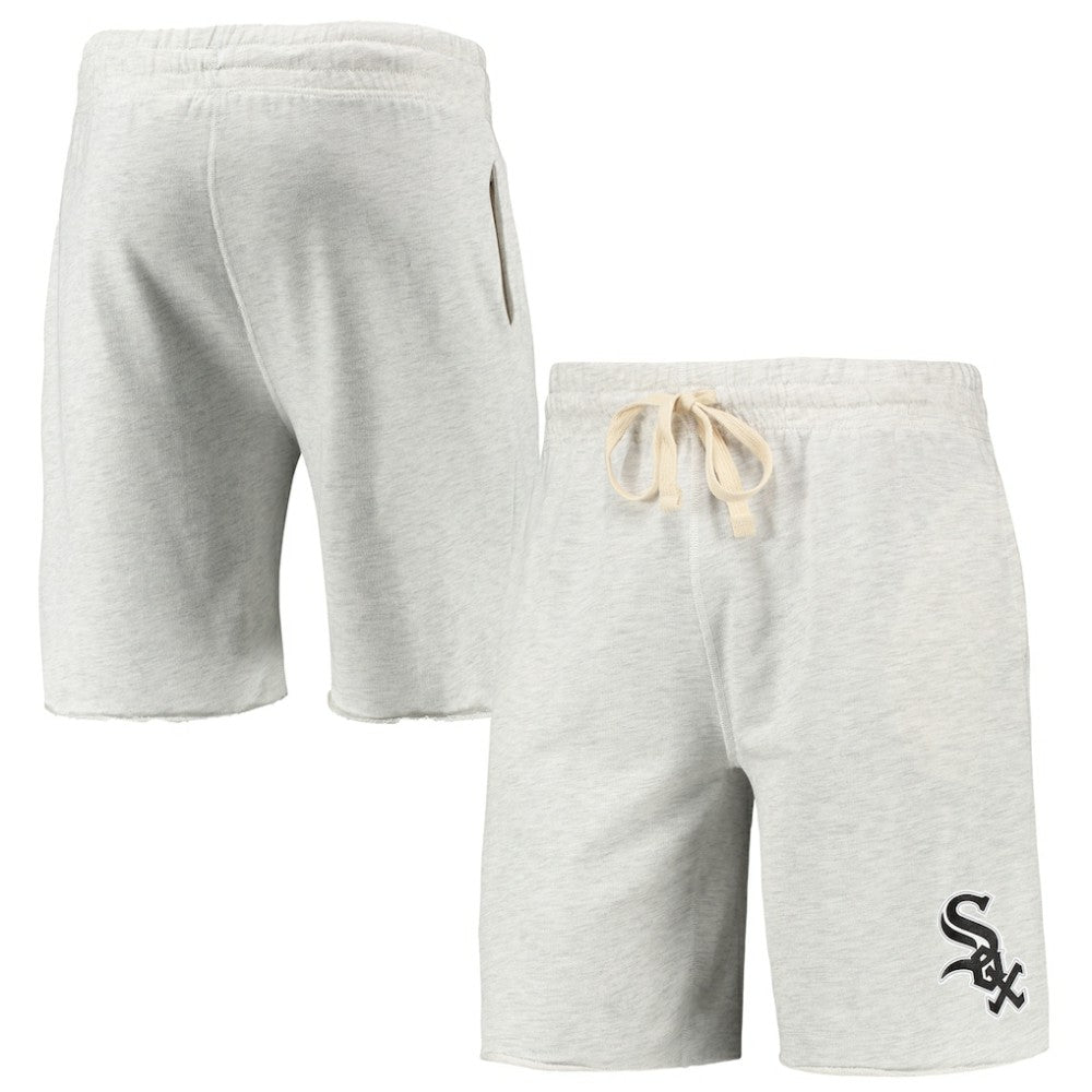 Chicago White Sox Concepts Sport Mainstream Terry Tri-Blend Shorts - Oatmeal