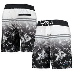 NFL Carolina Panthers G-III Sports by Carl Banks Island Volley Swim Shorts