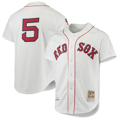 Nomar Garciaparra Boston Red Sox 1997 Cooperstown Collection Authentic Jersey - White | Mitchell & Ness