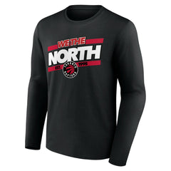 Toronto Raptors Tip-Off Long Sleeve T-Shirt - Black discount