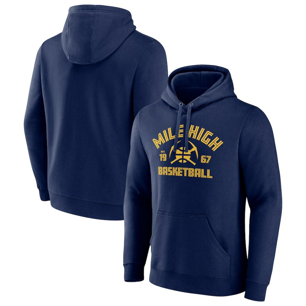 Denver Nuggets Tip-Off Pullover Hoodie sale - Navy sale