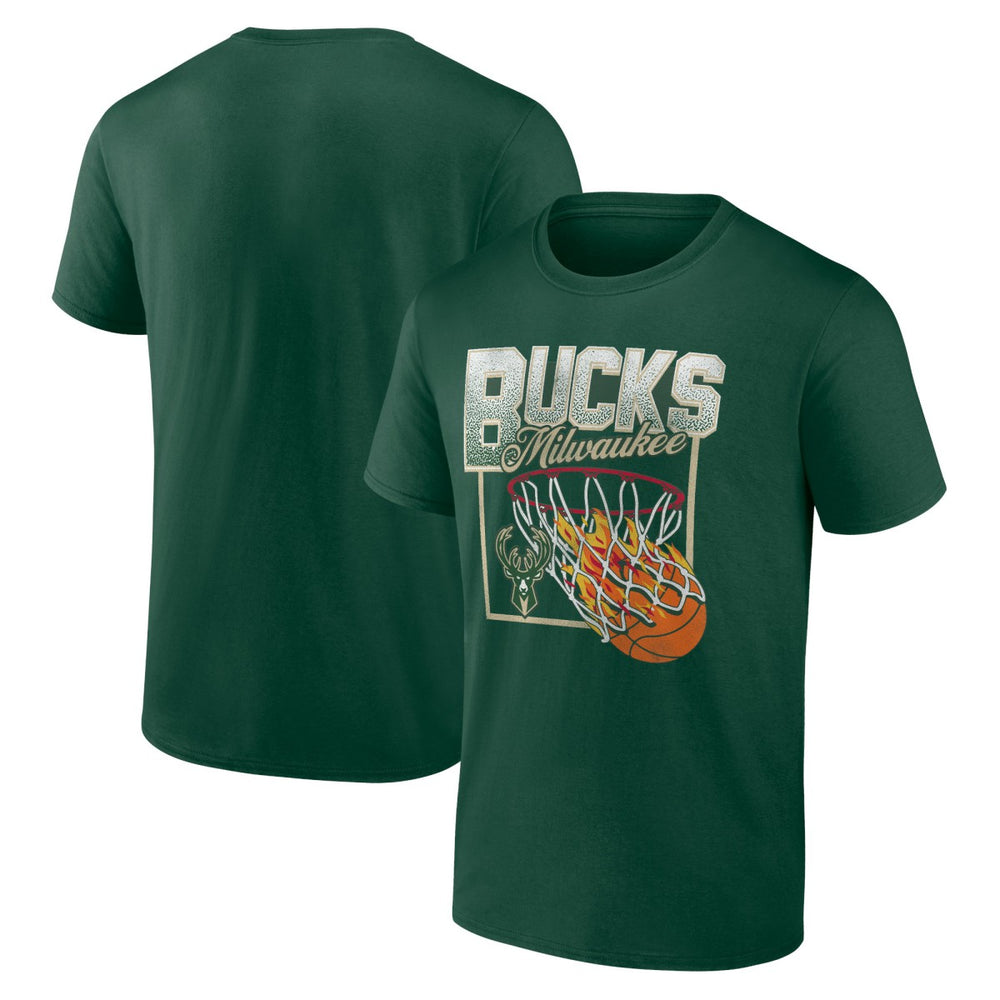Milwaukee Bucks Alley Oop T-Shirt - Hunter Green on sale
