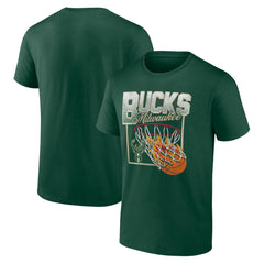 Milwaukee Bucks Alley Oop T-Shirt - Hunter Green on sale
