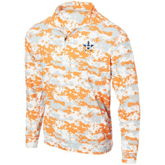 Houston Astros Digital Camo Performance Quarter-Zip Pullover Jacket - Orange