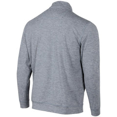 New York Yankees Peached Marled Yarn Quarter-Zip Pullover Jacket - Heathered Navy