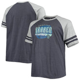 Seattle Kraken Big & Tall Raglan T-Shirt