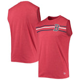 Boston Red Sox Muscle Tank Top - Heathered Red | New Era