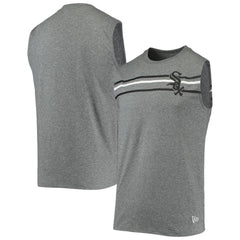Chicago White Sox Muscle Tank Top - Heathered Gray | New Era