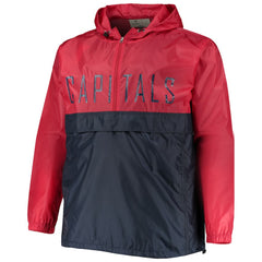 Washington Capitals Big & Tall Anorak Half-Zip Pullover Hoodie