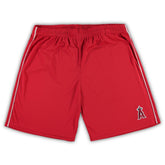 Los Angeles Angels Big & Tall Mesh Shorts - Red