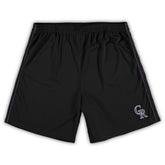 Colorado Rockies Big & Tall Mesh Shorts - Black