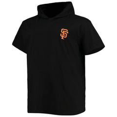 San Francisco Giants Big & Tall Jersey Short Sleeve Pullover Hoodie T-Shirt - Black