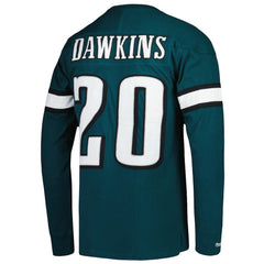 NFL Philadelphia Eagles Brian Dawkins Retired Player Name & Number Long Sleeve Top