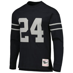 NFL Las Vegas Raiders Charles Woodson Oakland Raiders Retired Player Name & Number Long Sleeve Top
