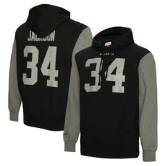NFL Las Vegas Raiders Bo Jackson Retired Player Name & Number Pullover Hoodie
