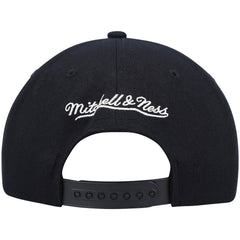 Boston Celtics Hardwood Classics Script 2.0 Snapback Hat - Black | Mitchell & Ness on sale