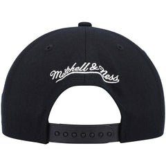 Philadelphia 76ers Hardwood Classics Script 2.0 Snapback Hat - Black | Mitchell & Ness for sale