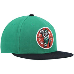 Boston Celtics Hardwood Classics Team Two-Tone 2.0 Snapback Hat - Kelly Green/Black | Mitchell & Ness outlet