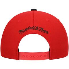 Miami Heat Hardwood Classics Team Two-Tone 2.0 Snapback Hat - Red/Black | Mitchell & Ness cheap