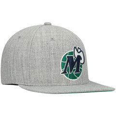 Dallas Mavericks Hardwood Classics Team 2.0 Snapback Hat sale - Heathered Gray | Mitchell & Ness on sale