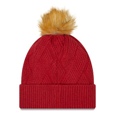 NFL Arizona Cardinals Women's Snowy Cuffed Knit Hat with Pom