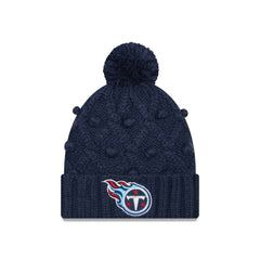 NFL Tennessee Titans Women's Toasty Cuffed Knit Hat with Pom
