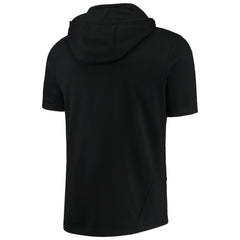 Chicago White Sox Levelwear Recruit Short Sleeve Full-Zip Hoodie Jacket - Black