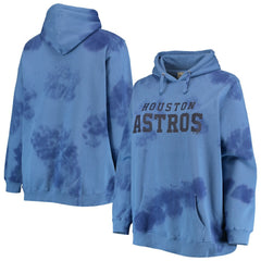 Houston Astros Women's Plus Size Cloud Pullover Hoodie - Navy
